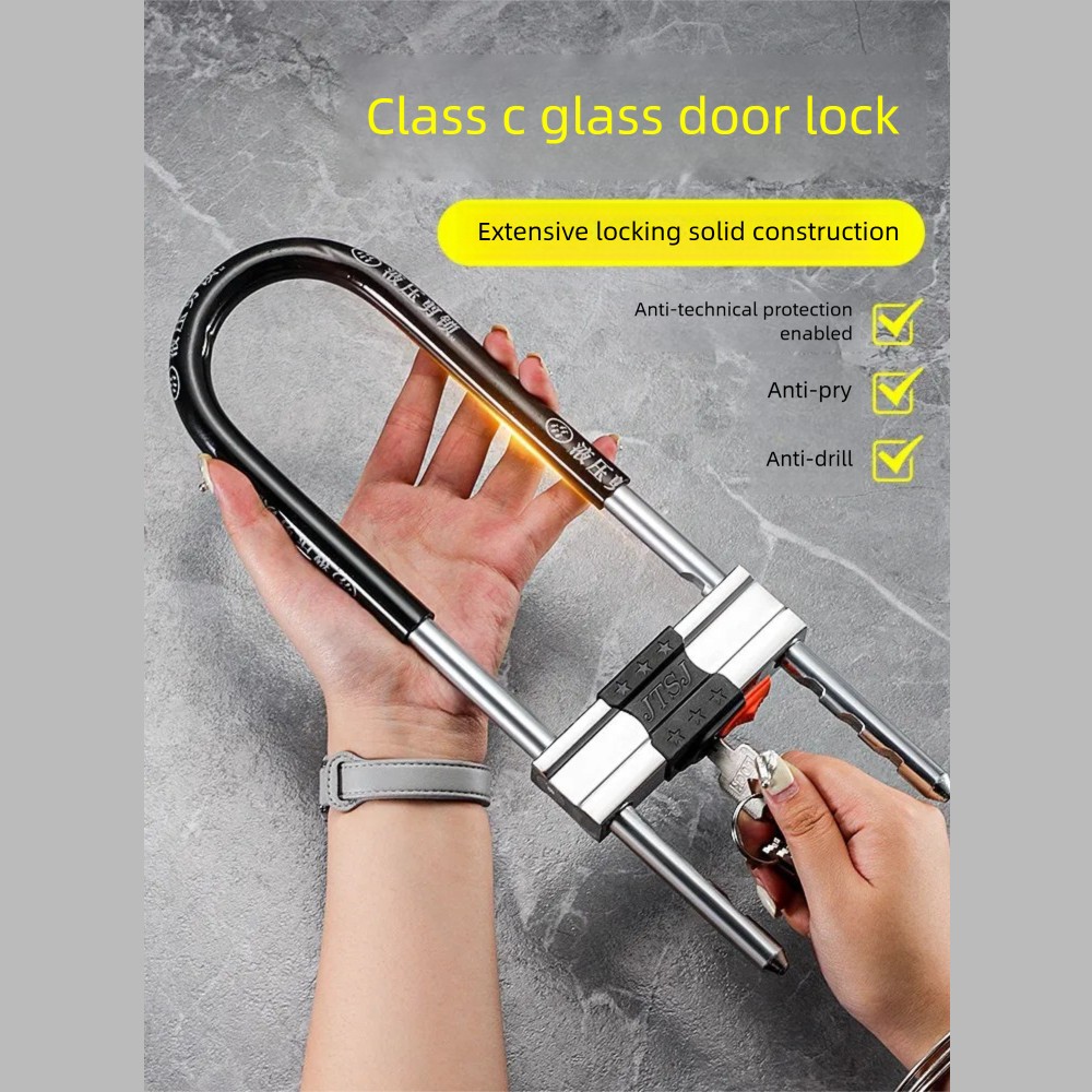 U Lock Heavy Duty - Bike Combination U Lock, Heavy Duty