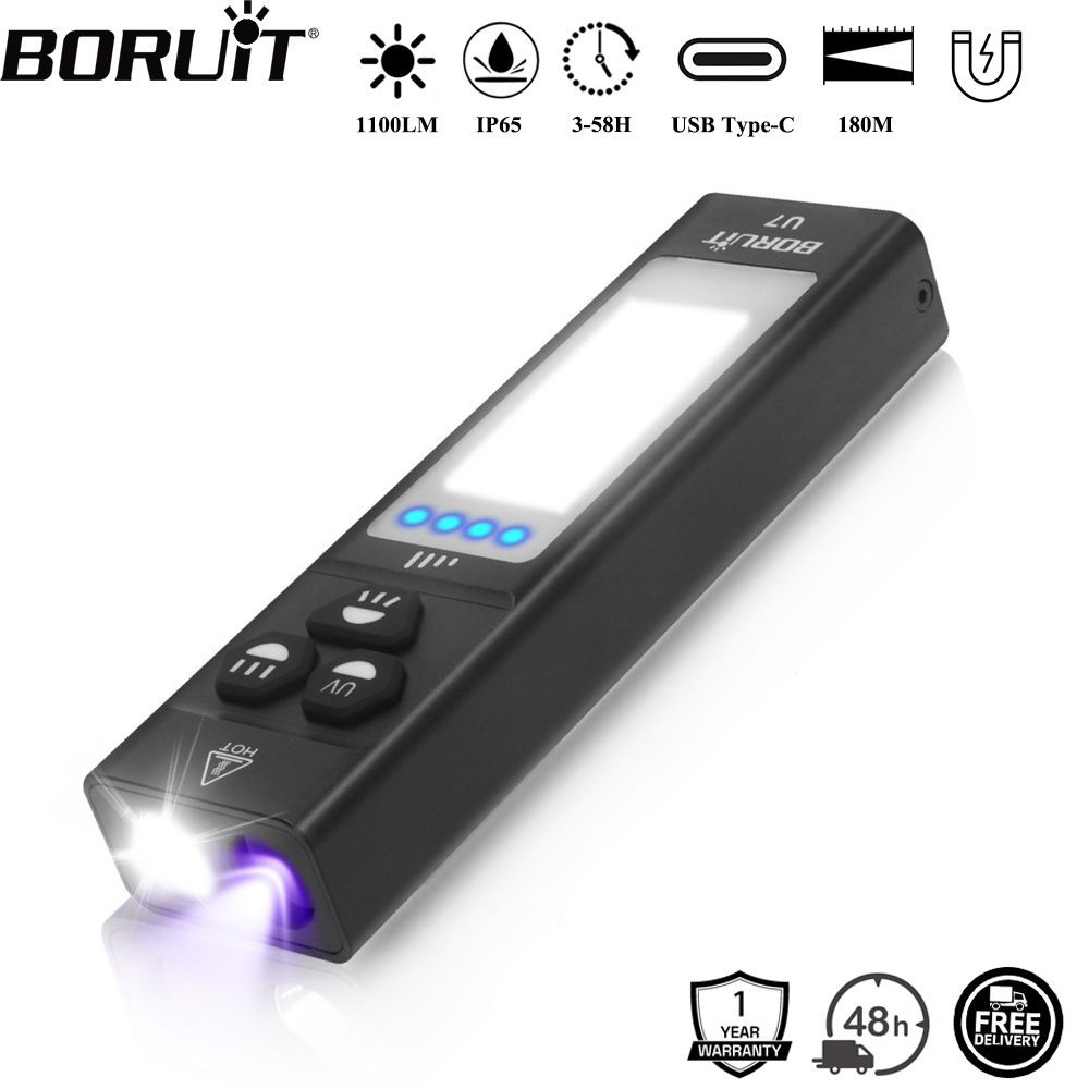 Cycling To Work - BORUiT U7 UV LED EDC Flashlight