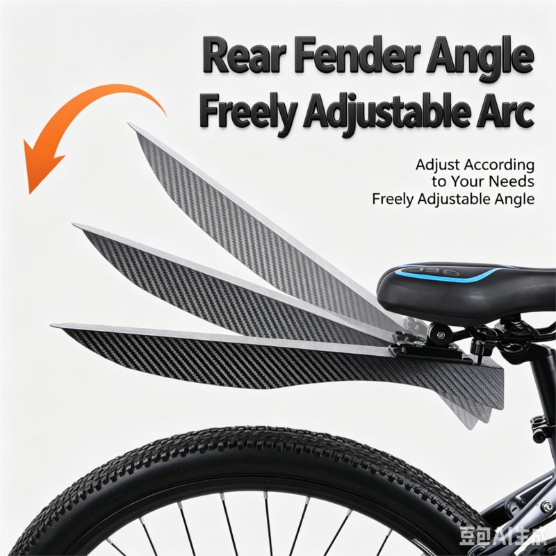 Fender Mudguard Set - Extended Wide Adjustable Bike Fender Front