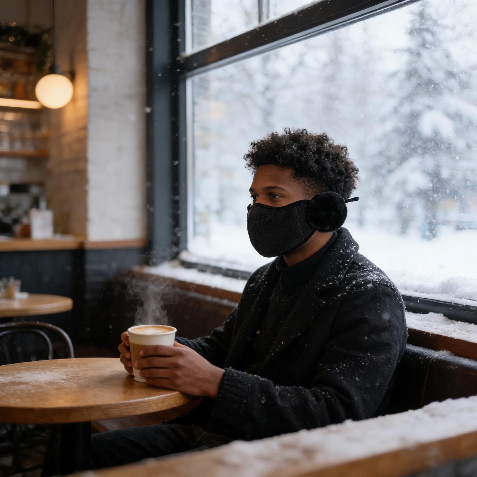 Winter Cycling Commute - Face Mouth Cover Windproof Thick Shield