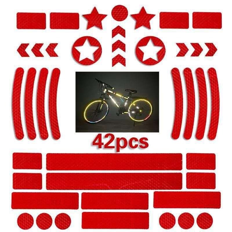 42Pcs/set Self-adhesive Reflec - đánh giá và giá Spoke Reflector Set