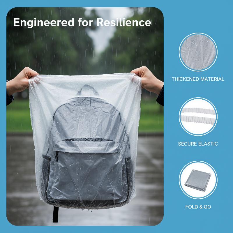Disposable Backpack Rain Cover - đánh giá và giá Cycling Commute In Rain