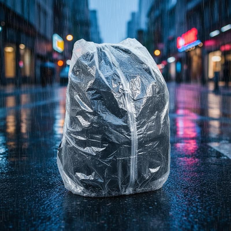 Disposable Backpack Rain Cover - đánh giá và giá Cycling Commute In Rain