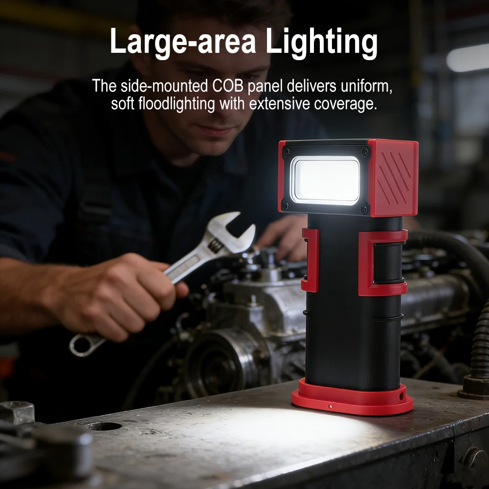 BORUiT COB LED Work Light 1000 - đánh giá và giá Cycling To Work