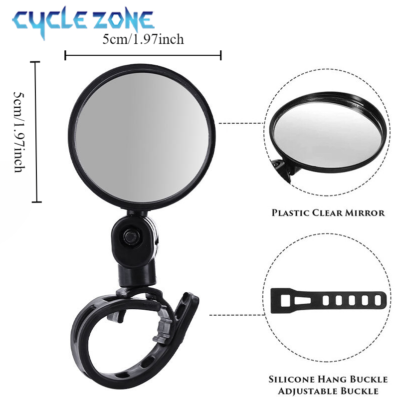 2PCS Bicycle Rearview Mirror 3 - đánh giá và giá Cycling Zones