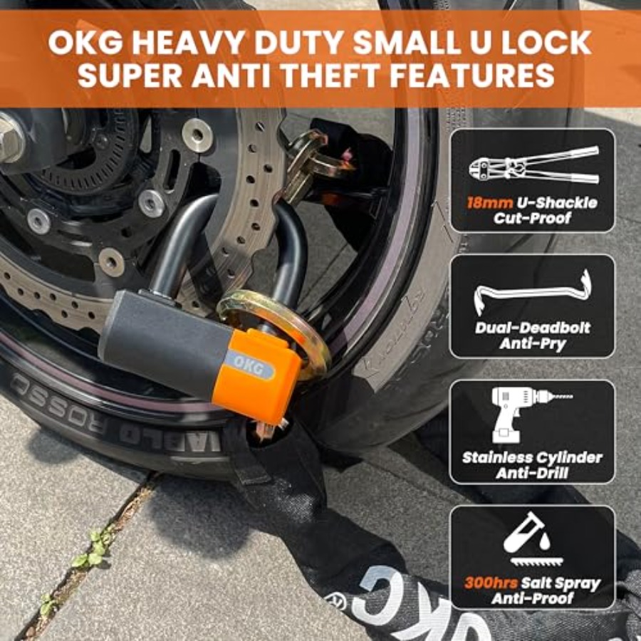 OKG Heavy Duty Small U Lock 18 - đánh giá và giá U Lock Heavy Duty