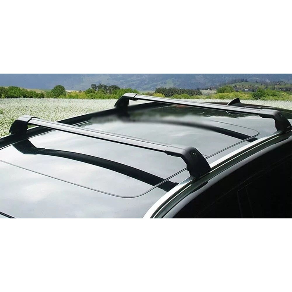 2Pcs Cross Bar Ajustable Fits  - đánh giá và giá Cargo Rack Aluminum