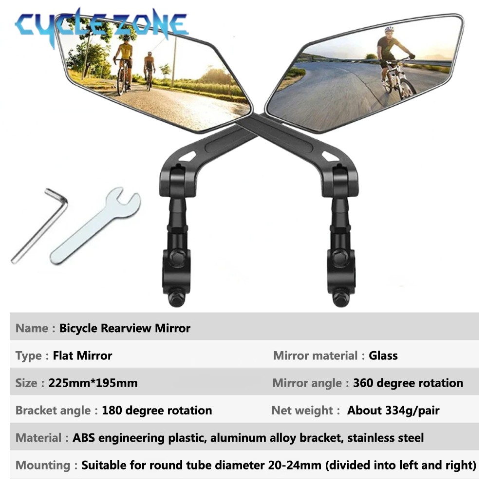 Mountain Bike Rearview Mirror  - đánh giá và giá Cycling Zones