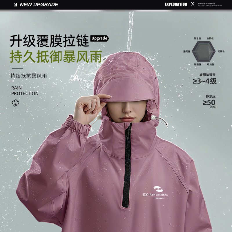 Unisex Long Sleeve Hooded Rain - đánh giá và giá Cycling Commute In Rain