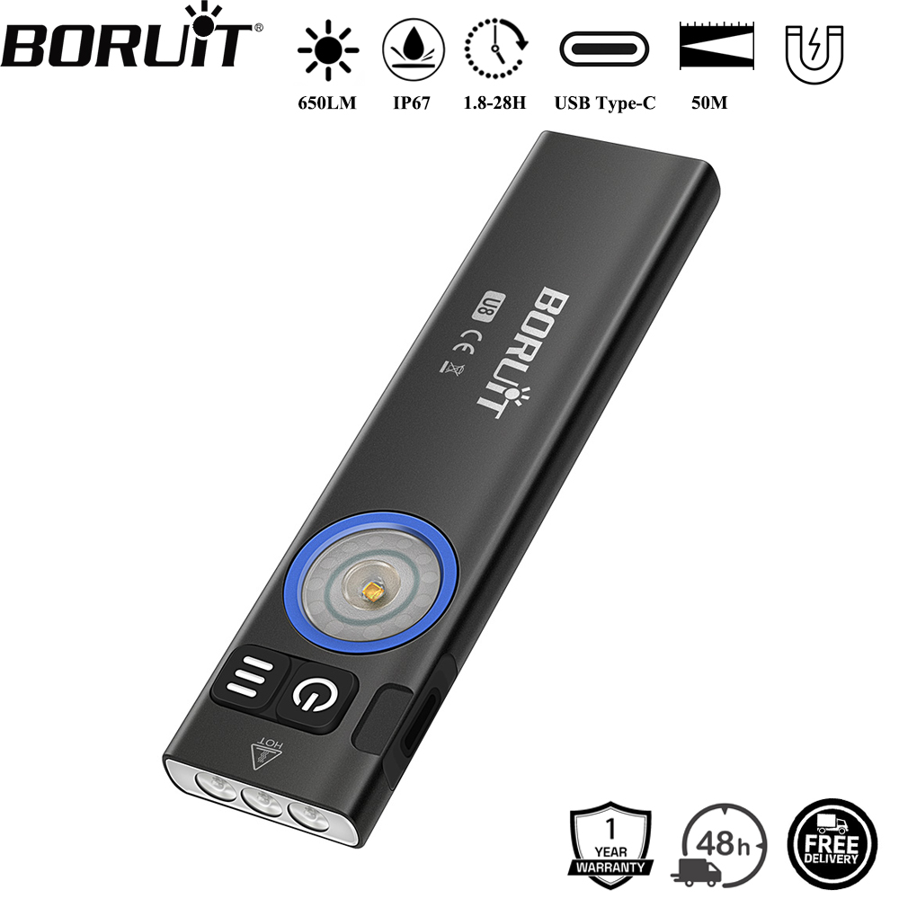 BORUiT U8 650LM EDC LED Flashl - đánh giá và giá Cycling To Work