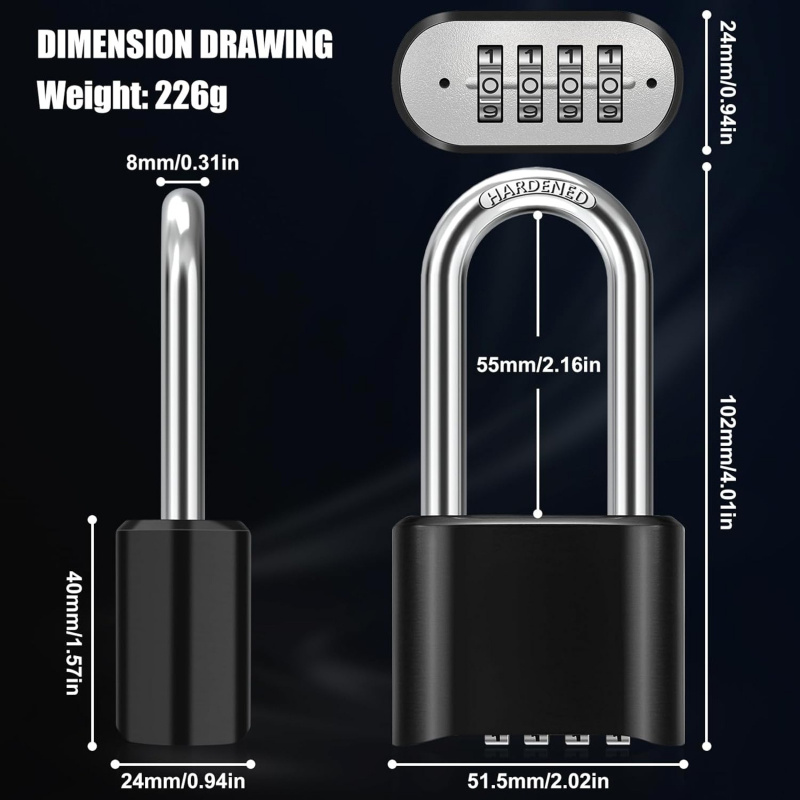 Heavy Duty Weatherproof Combin - đánh giá và giá U Lock Heavy Duty