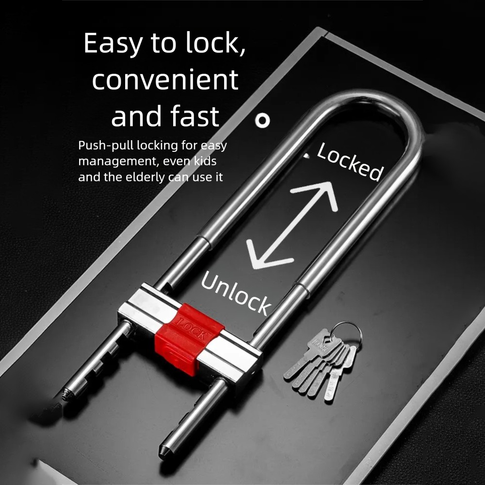 Bike Combination U Lock, Heavy - đánh giá và giá U Lock Heavy Duty