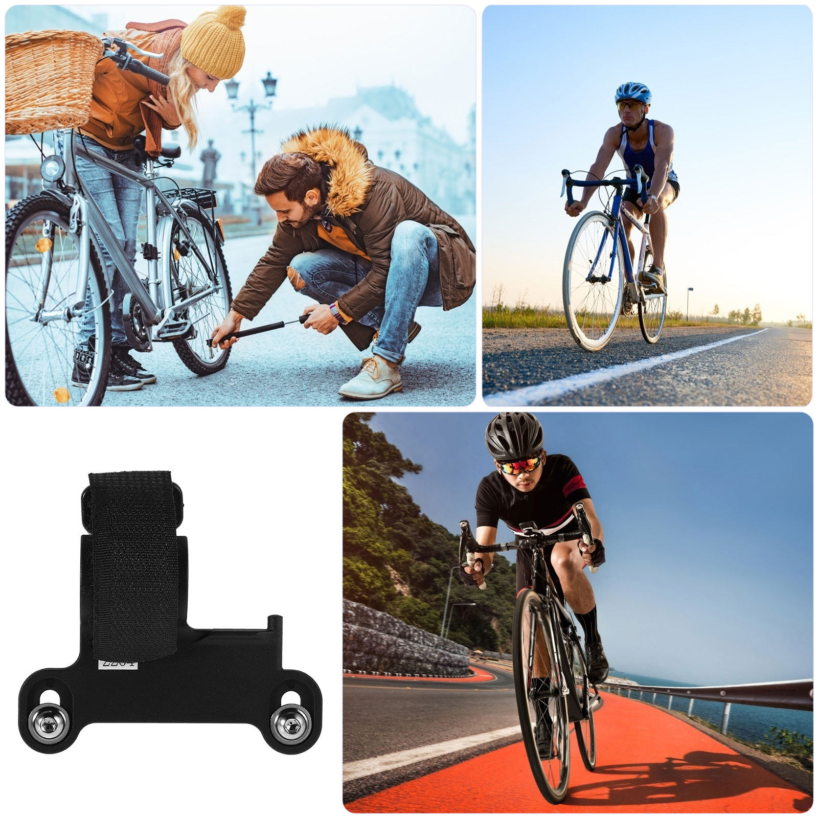 Compact Bike Pump Holder Nylon - đánh giá và giá Bike Pump Frame Mount