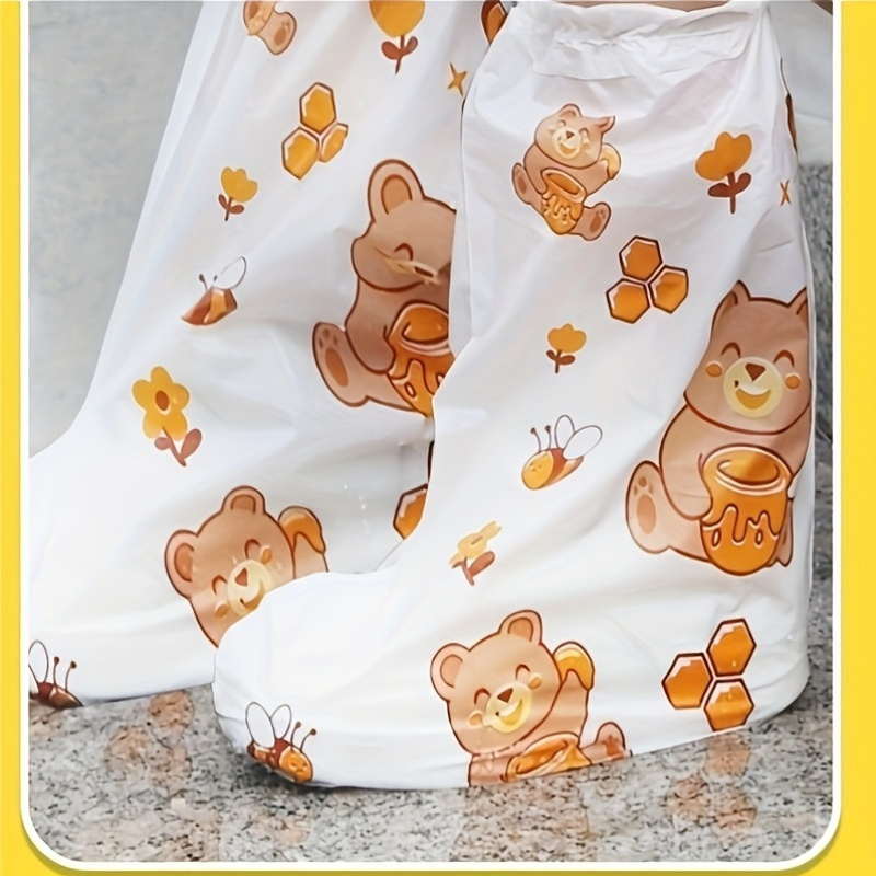 10pc Bear Cartoon Printed Shoe - đánh giá và giá Cycling Shoes For Commute