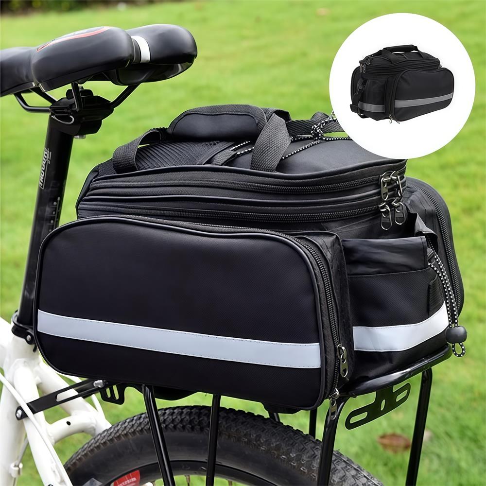 Bike Rear Rack Bag Bicycle Tru - đánh giá và giá Cycling Commute In Rain