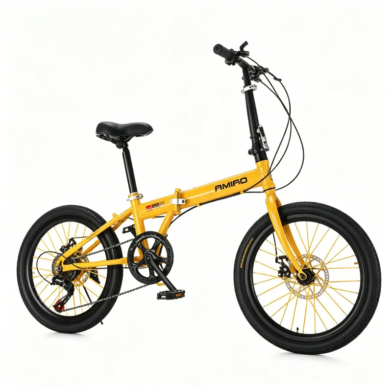 20 Inch Yellow Spoke Wheel Fol - đánh giá và giá Commuting With Bike
