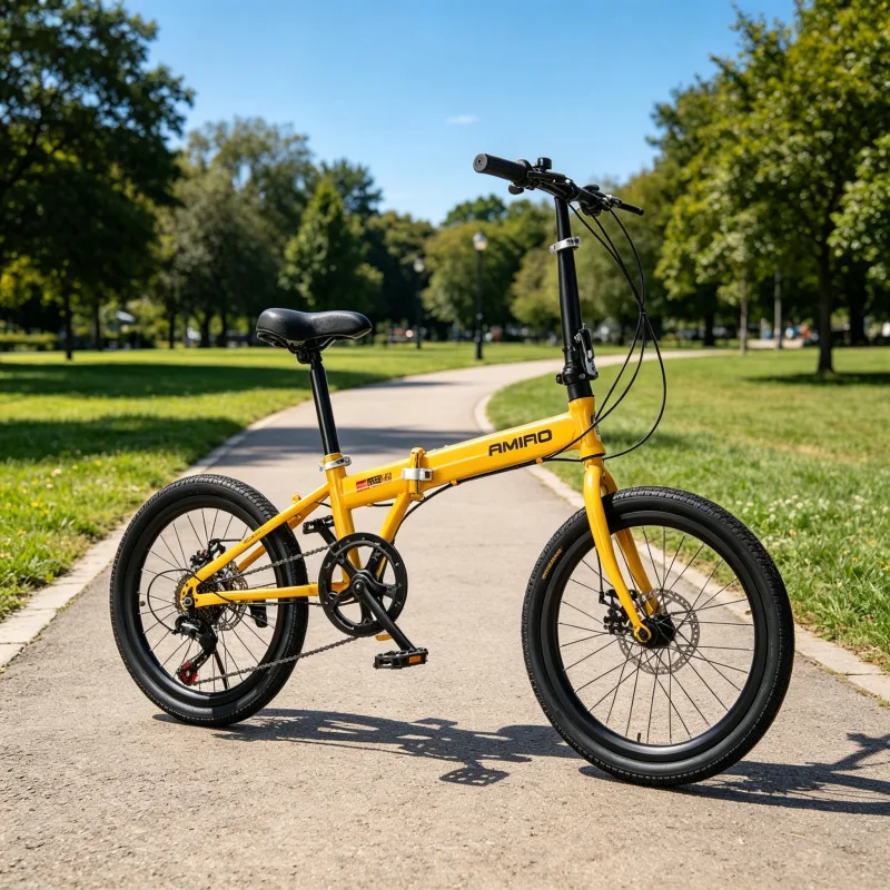 20 Inch Yellow Spoke Wheel Fol - đánh giá và giá Commuting With Bike