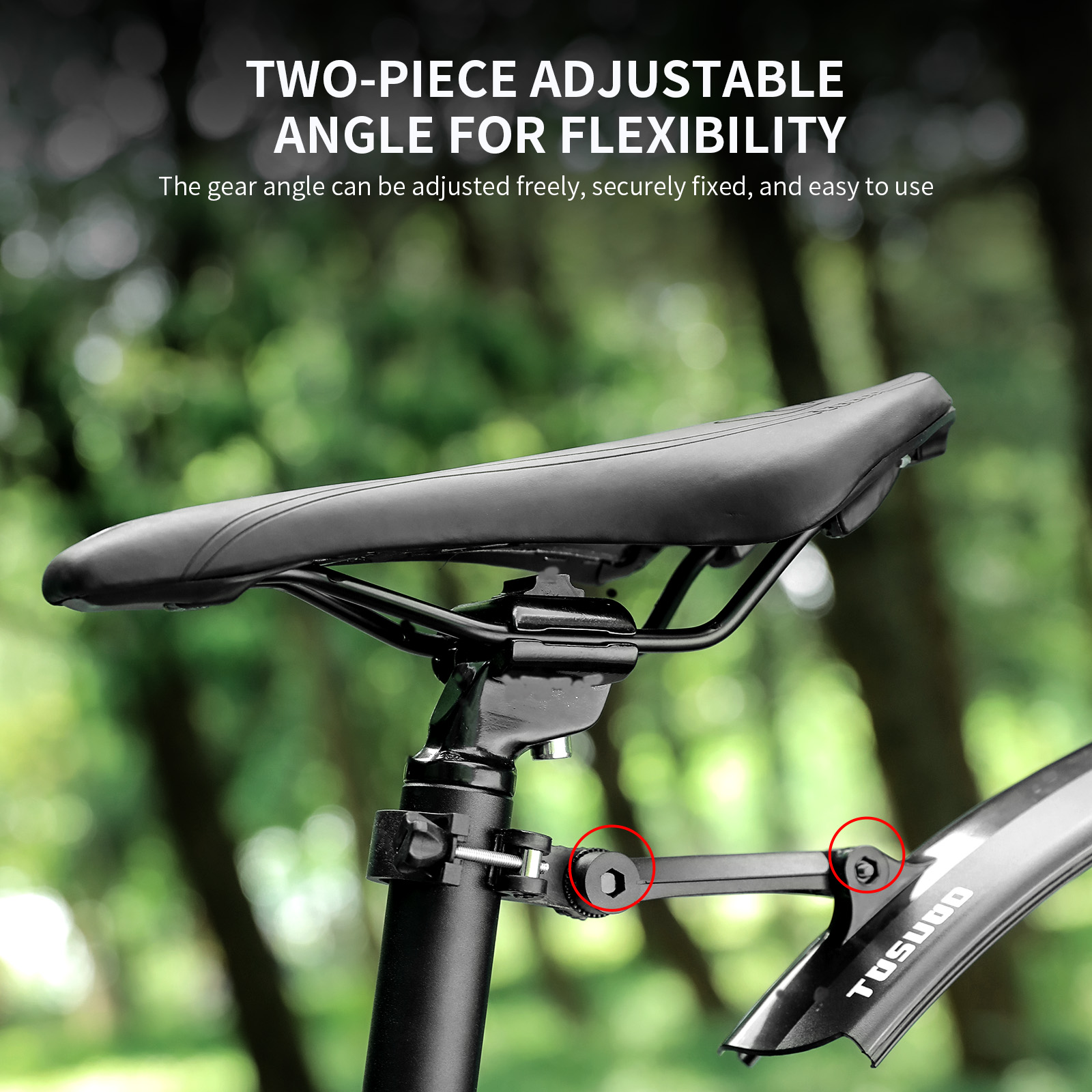 TOSUOD Adjustable Length Bike  - đánh giá và giá Fender Mudguard Set