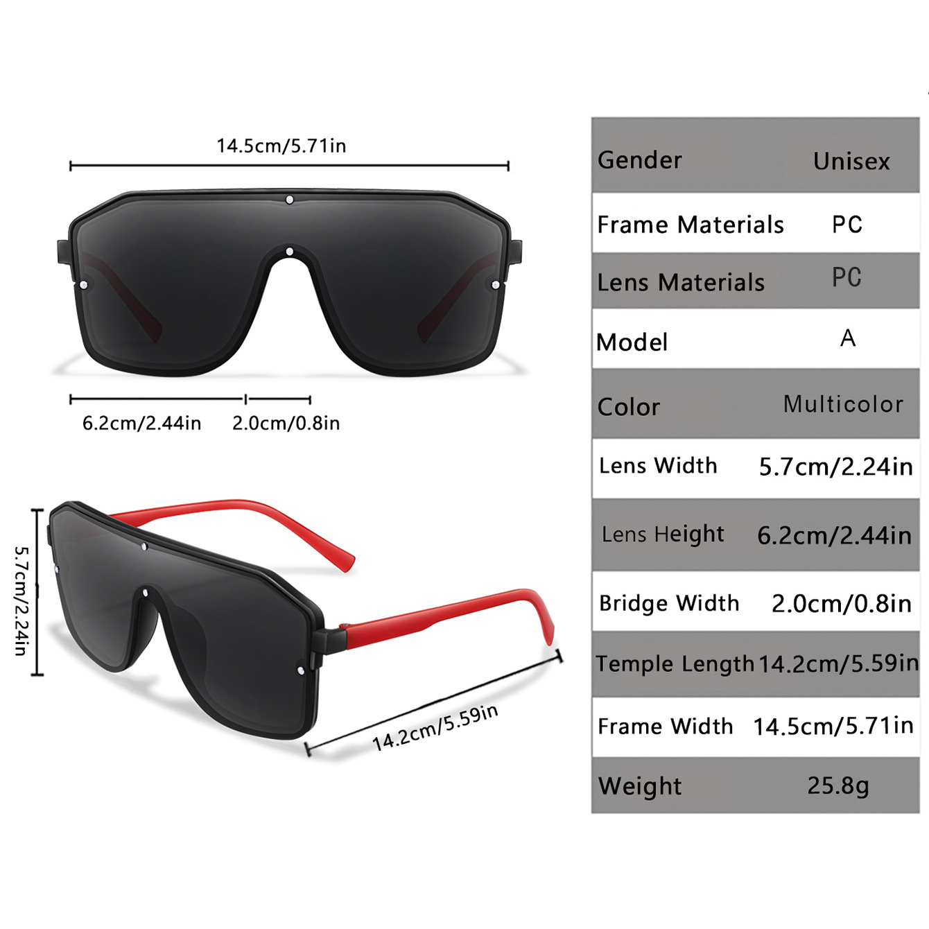 New Brand Square Big Frame Sun - đánh giá và giá Cycling Zones