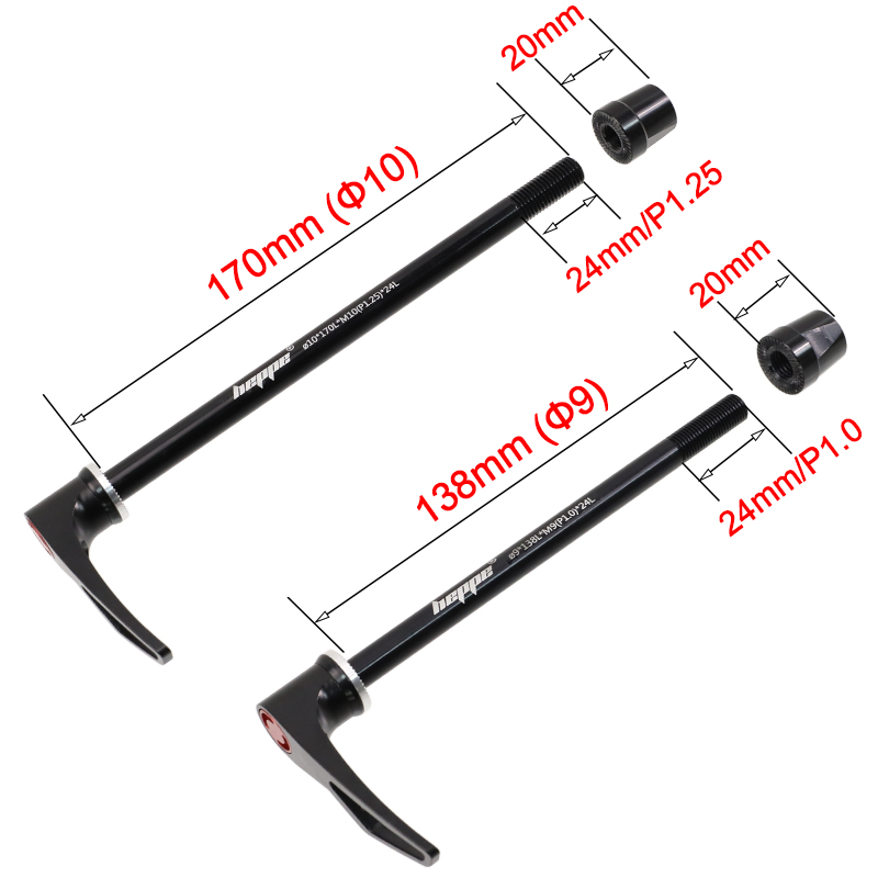HEPPE Bike Thru Axle 9x100 10x - đánh giá và giá Dynamo Hub Front