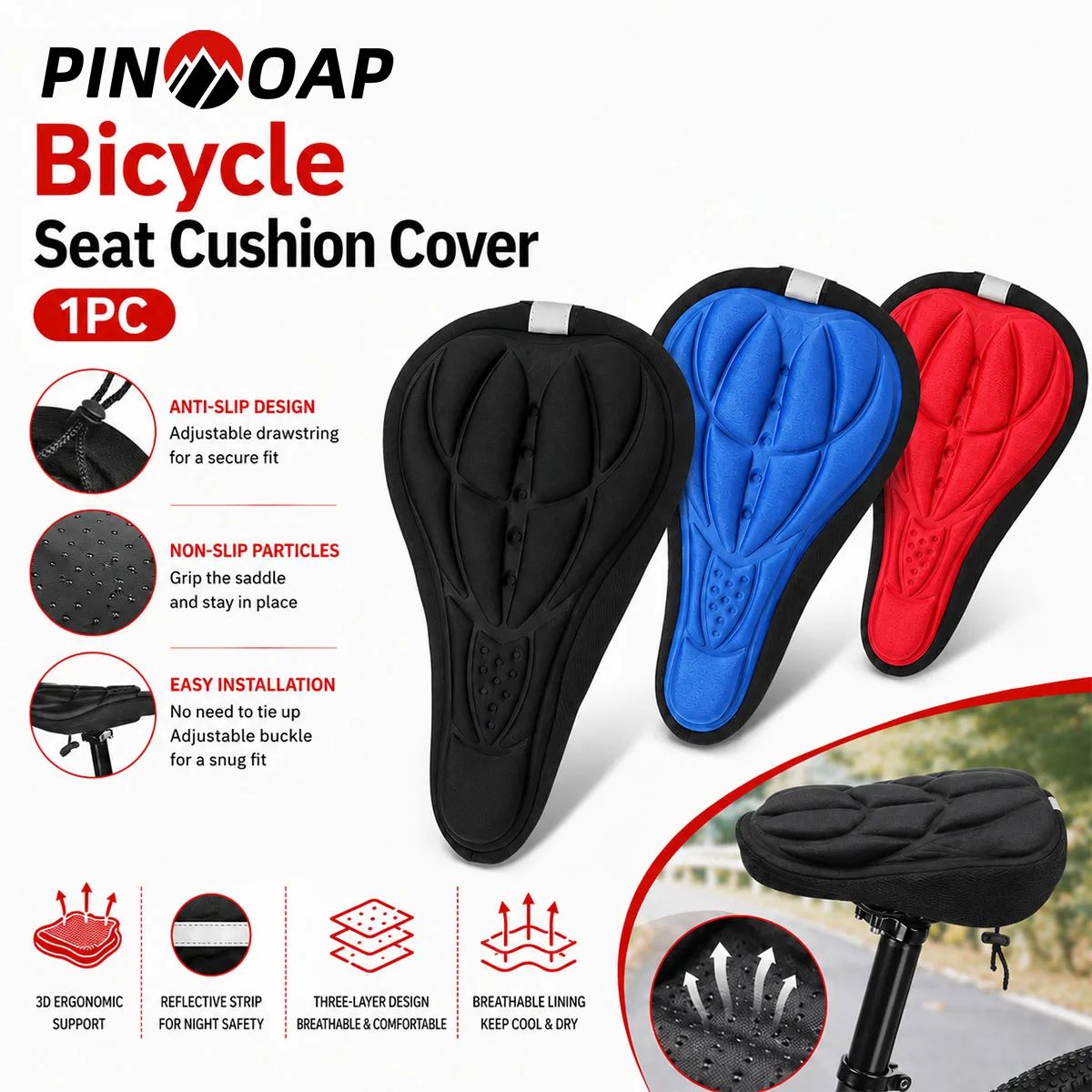 3D Soft Foam Padded Bicycle Sa - đánh giá và giá Commuting By Bike
