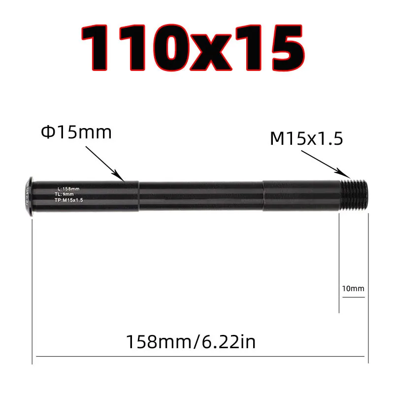 Mountain Bike Thru Axle 158mm  - đánh giá và giá Dynamo Hub Front