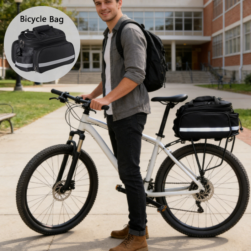 1pcs Bicycle Trunk Bag Bike Re - đánh giá và giá Cycling Commute In Rain