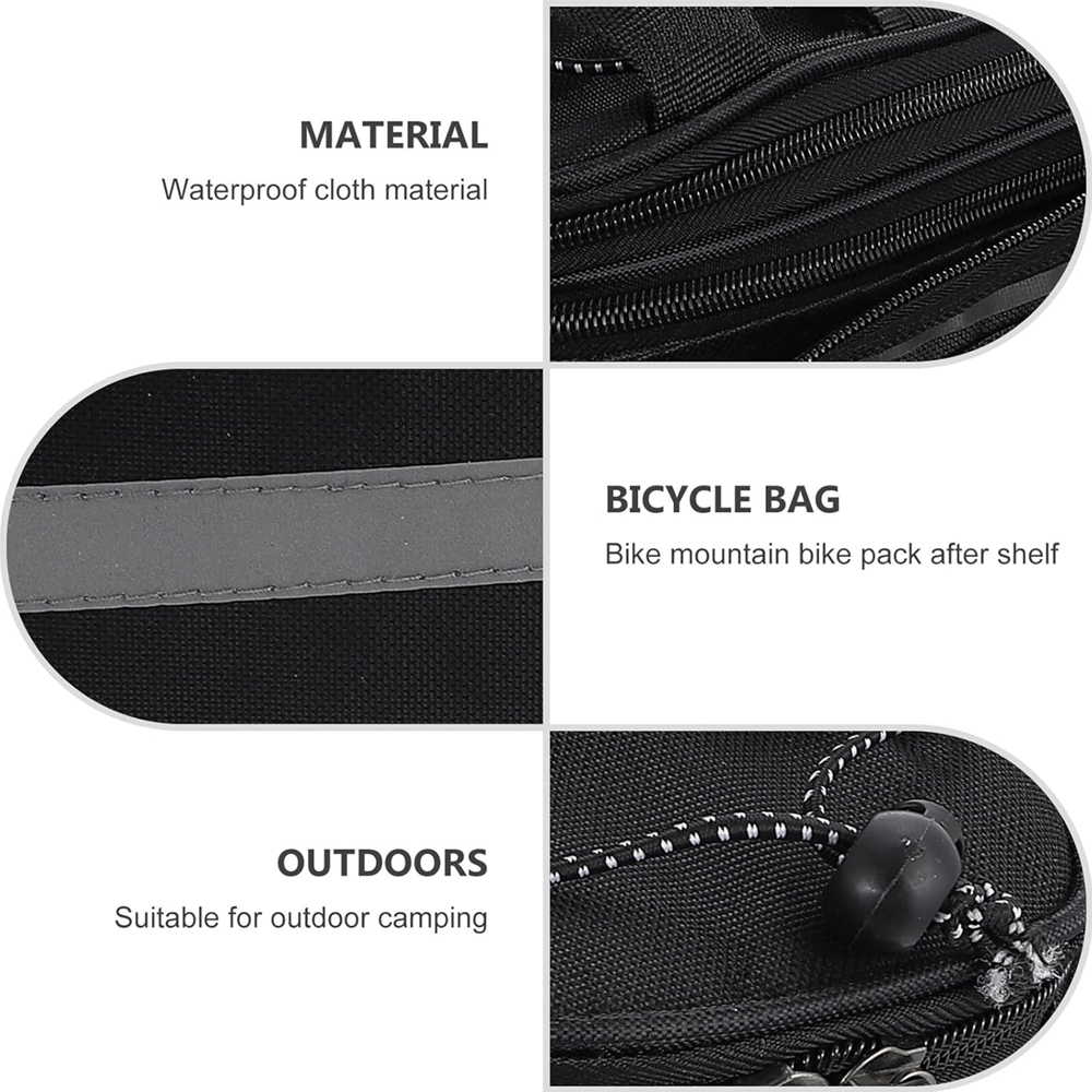 1pcs Bicycle Trunk Bag Bike Re - đánh giá và giá Cycling Commute In Rain