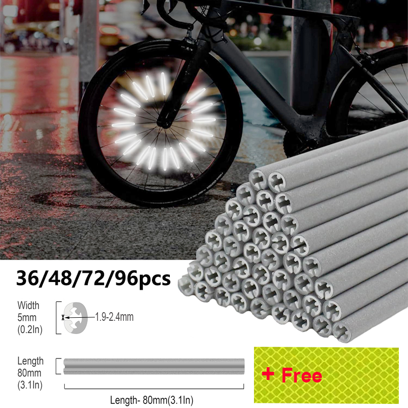 36/48/72/96Pieces 8cm Spoke Re - đánh giá và giá Spoke Reflector Set