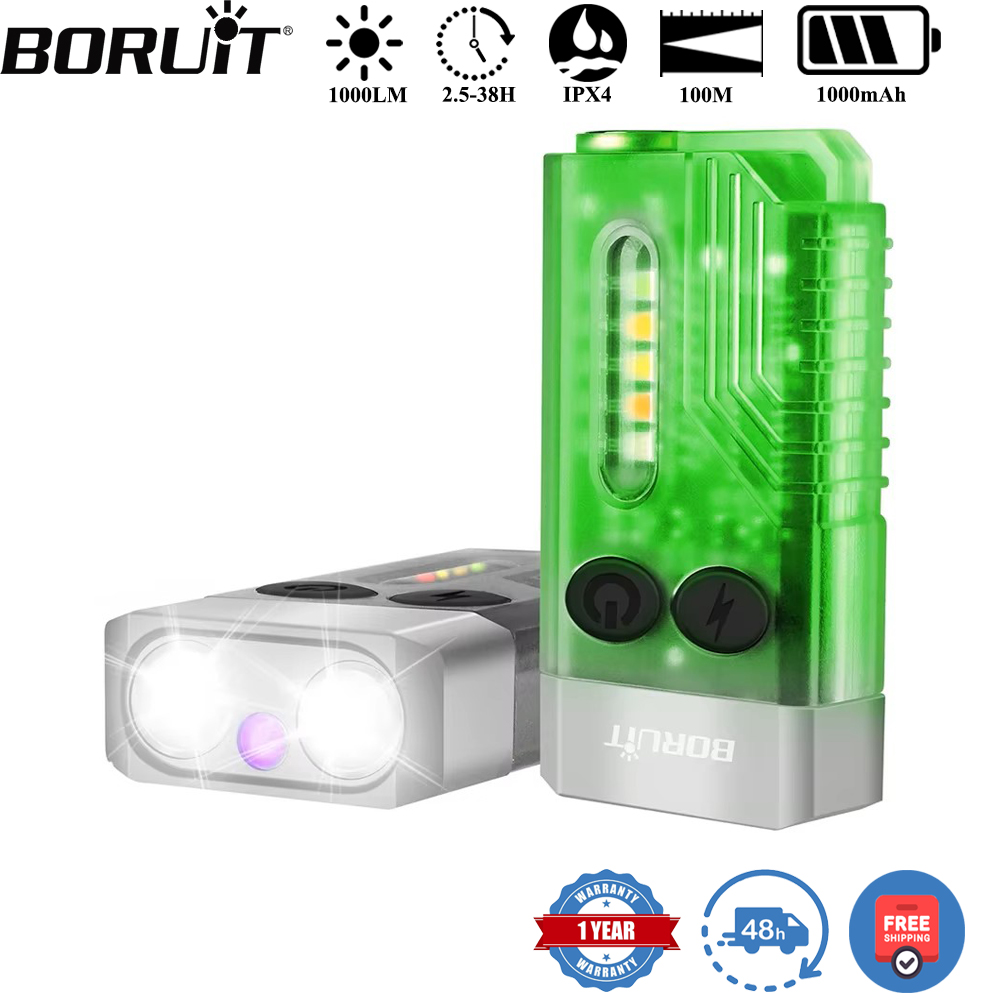 BORUiT V10 Keychain UV LED EDC - đánh giá và giá Cycling To Work
