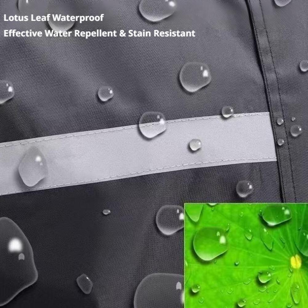 Waterproof Hooded Rain Poncho, - đánh giá và giá Cycling Commute In Rain