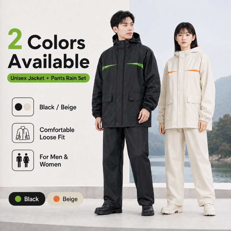 Unisex 2-Piece Waterproof Cycl - đánh giá và giá Cycling Commute In Rain