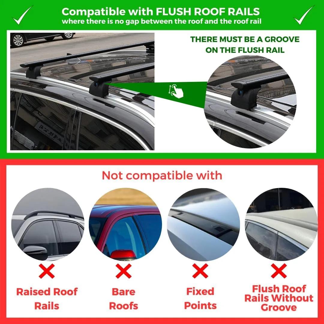2PCS Aluminum Ajustable Crossb - đánh giá và giá Cargo Rack Aluminum