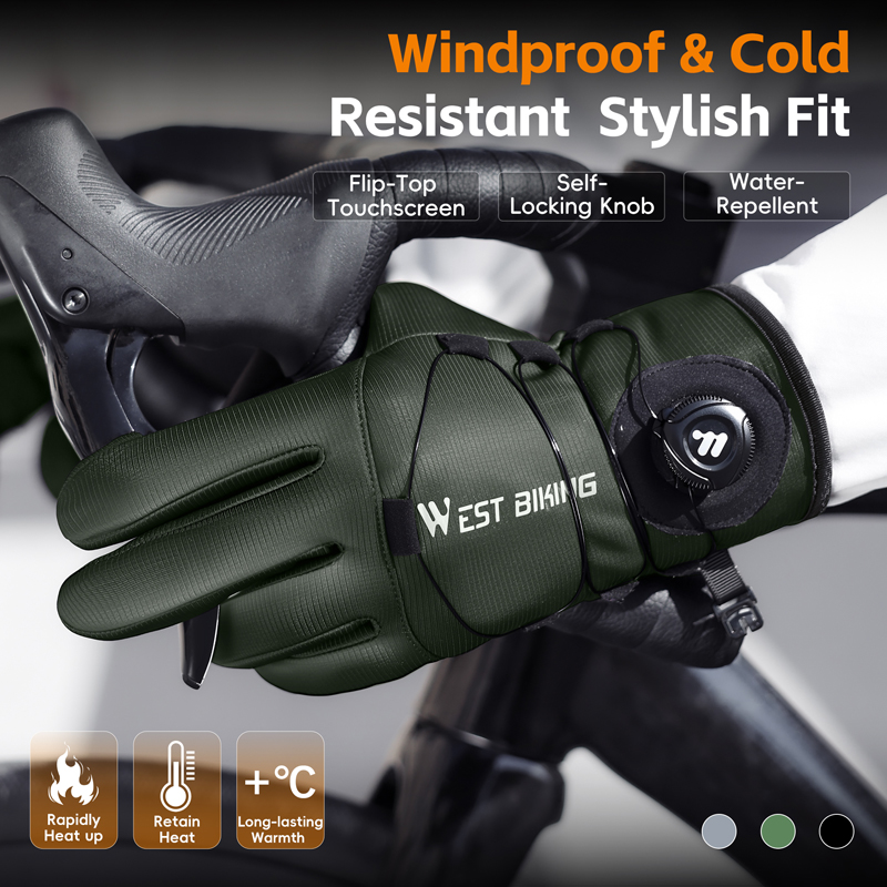 Winter Bike Gloves Magnetic Qu - đánh giá và giá Winter Cycling Commute